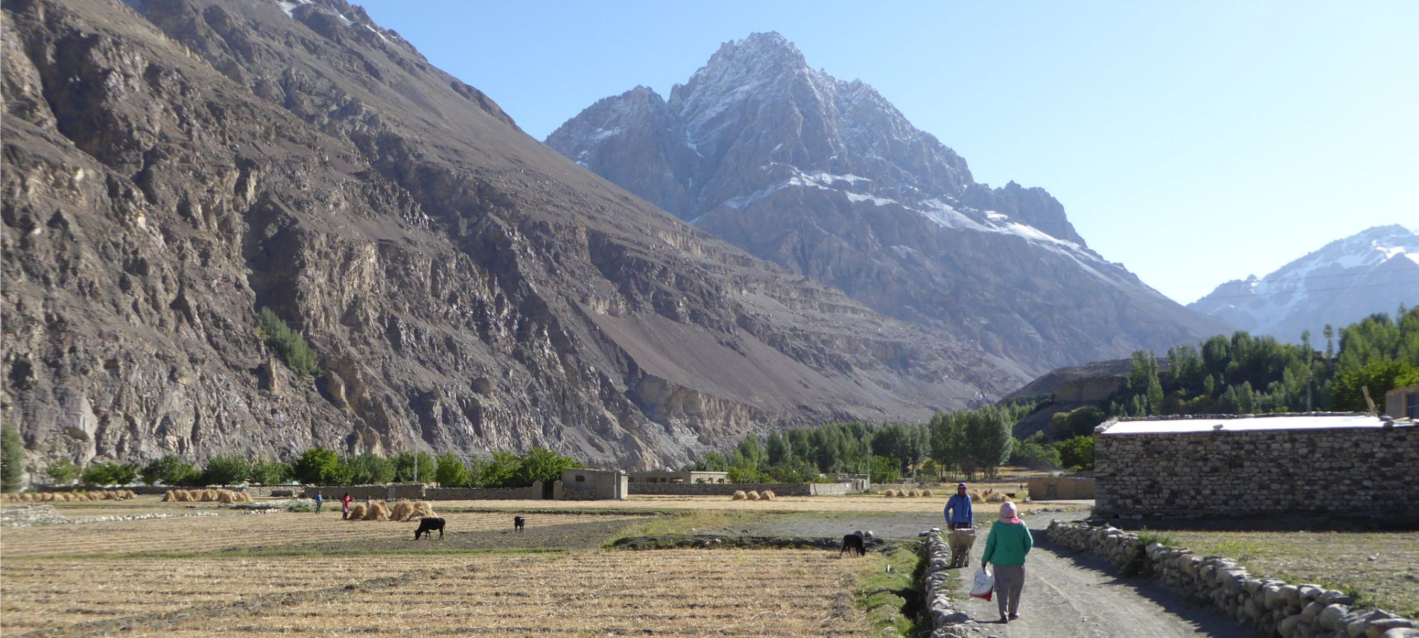 Cycling Shimshal to Passu, Pakistan
